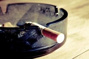 Photograph of a cigarette