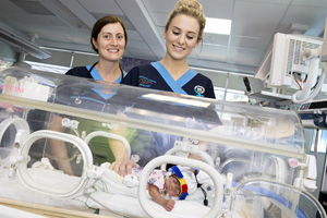 Two midwives in NICU