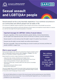 Sexual assault and LGBTGIA+ people