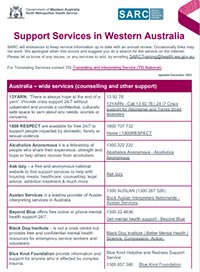 Services in WA for victims of sexual assault