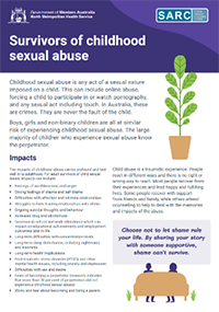 Survivors of childhood sexual abuse