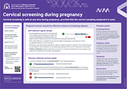 cervical screening during pregnancy